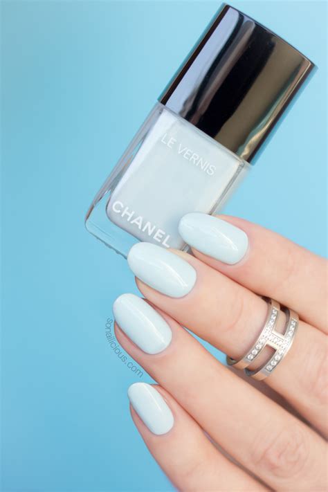 chanel 584 bleu pastel|A Magic Spring Nail Colour That Is Perfect for Winter .